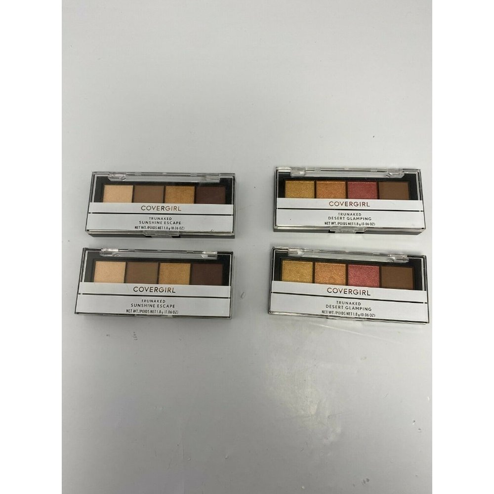 Cover Girl Lot of 4 eyeshadow quads